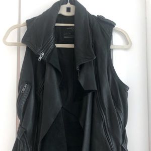All Saints Leather Vest